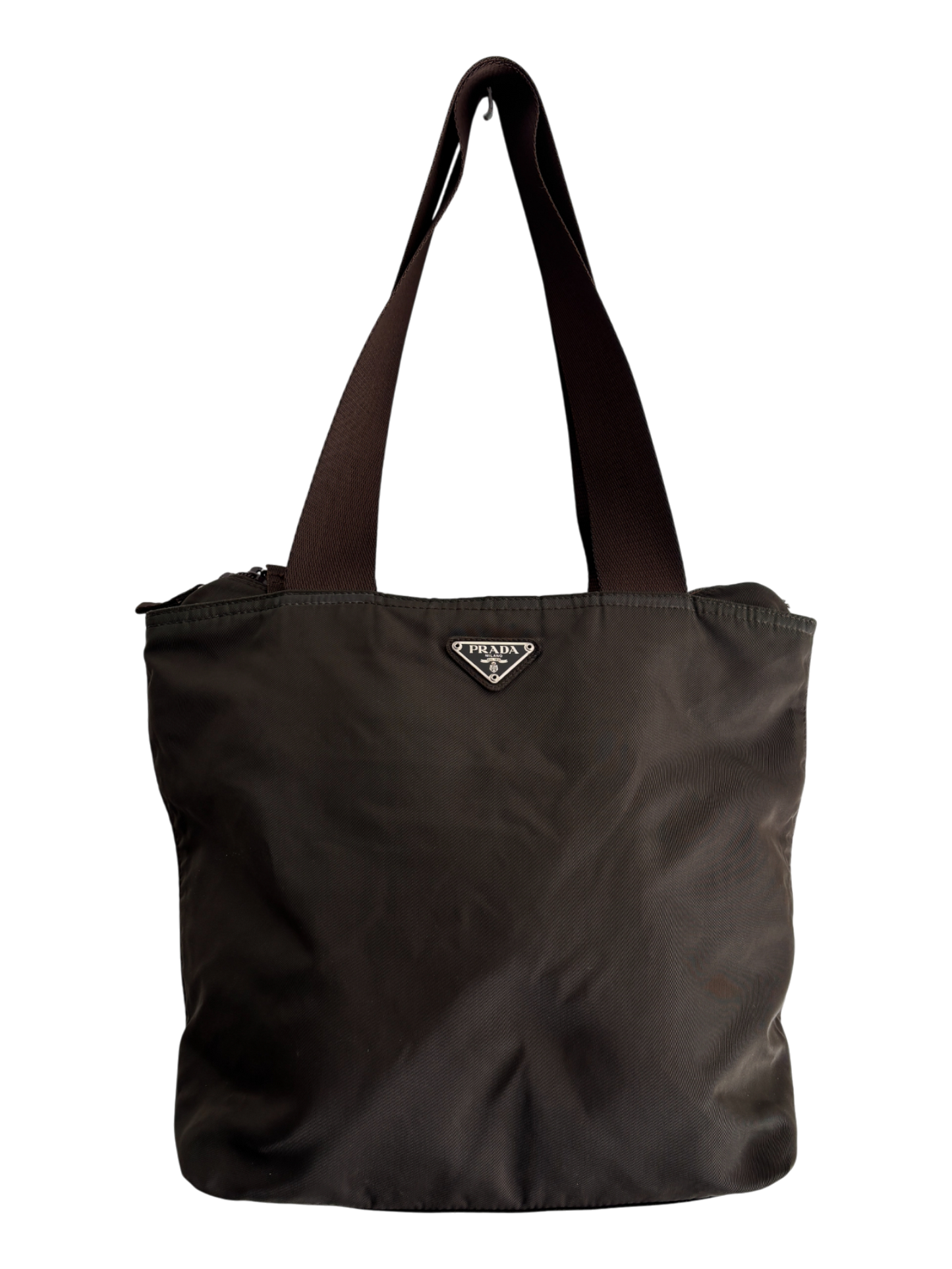 PRADA MAIN LINE FOREST GREEN SHOULDER BAG
