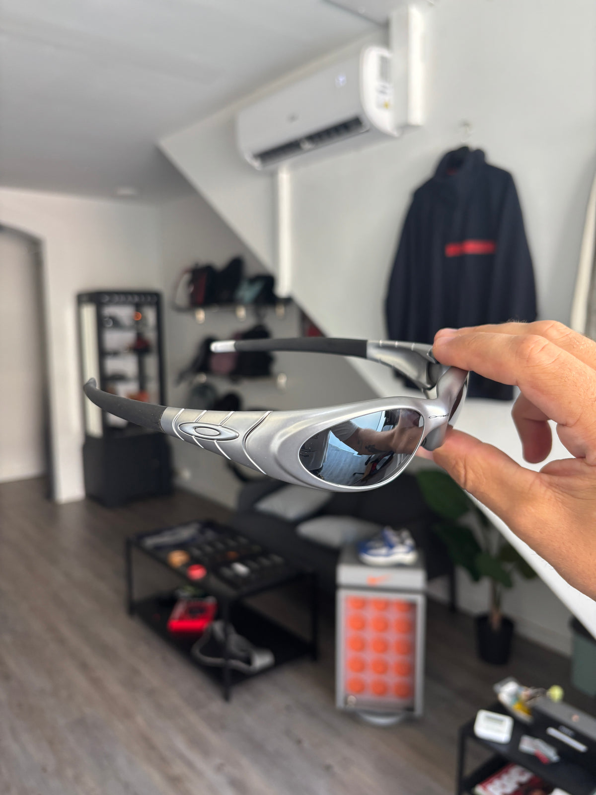 2005 Oakley Eye Jacket 2.0 FMJ+ with Black Iridium lenses, sourced for a client
