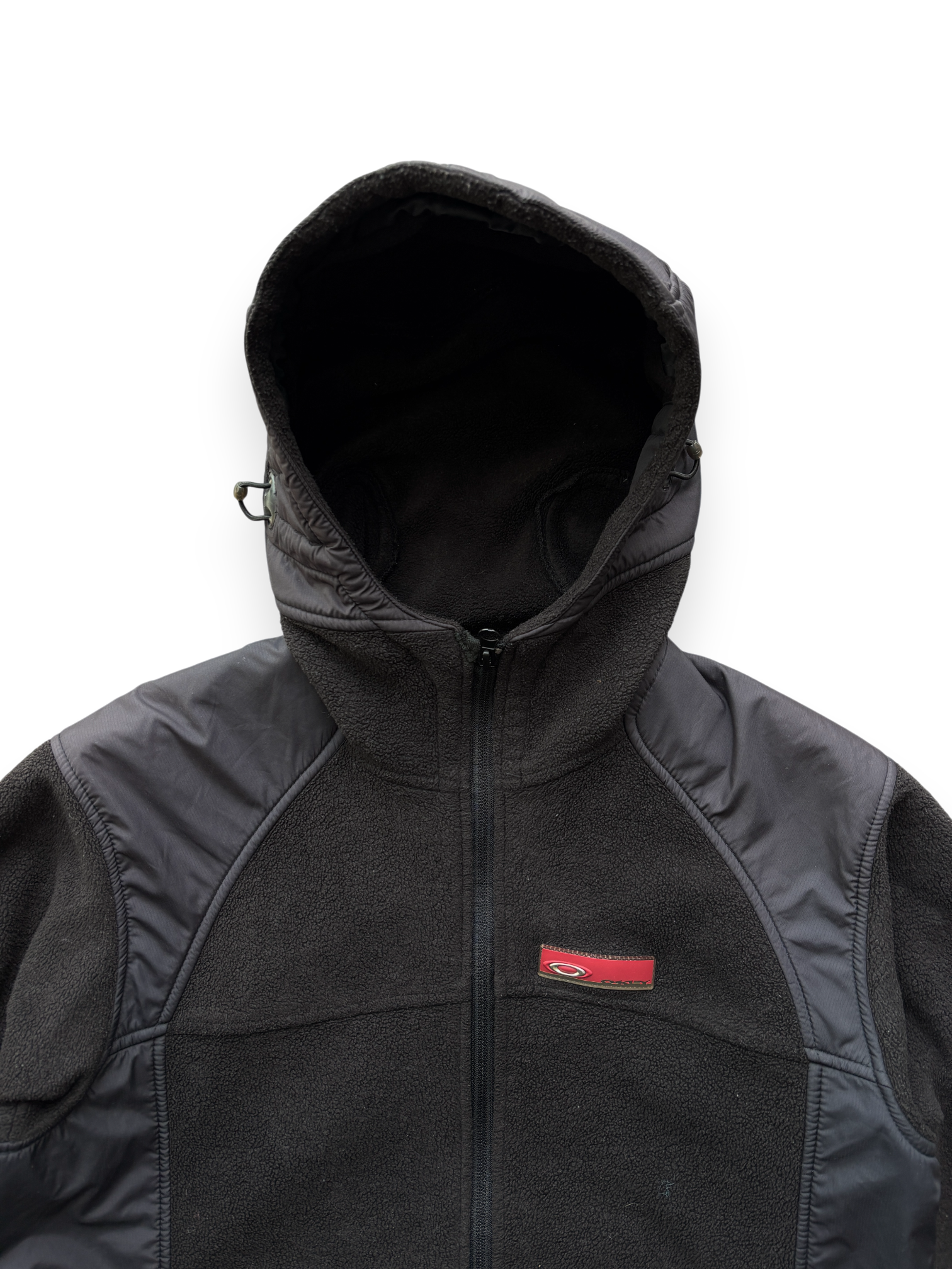 2000's Oakley Fleece Panelled Jacket (M)