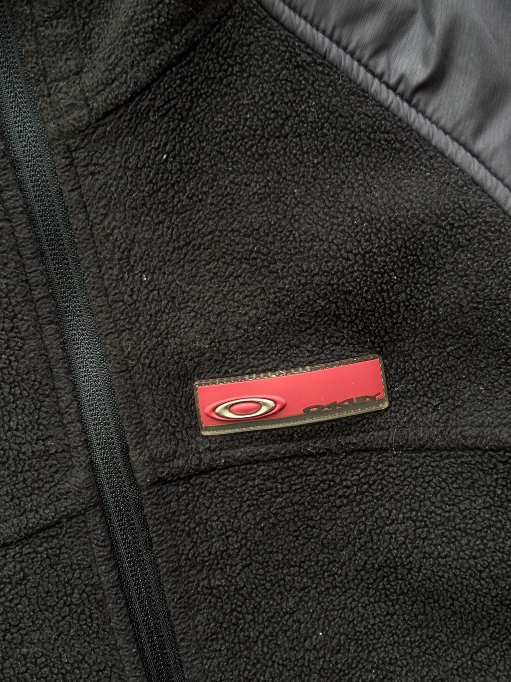 2000's Oakley Fleece Panelled Jacket (M)