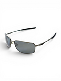 2005 Oakley Square Wire 2.0 Pewter / Black Iridium Sunglasses