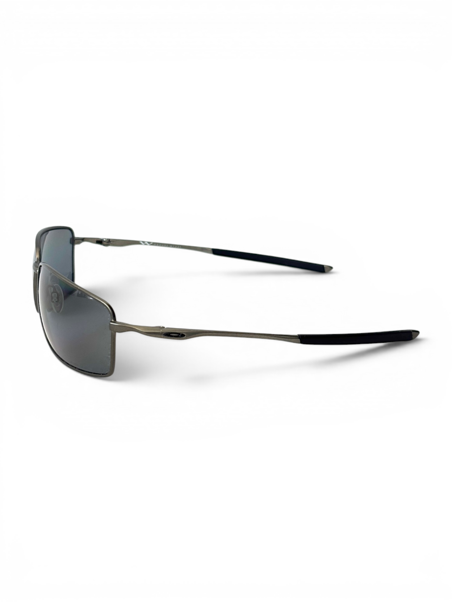 2005 Oakley Square Wire 2.0 Pewter / Black Iridium Sunglasses