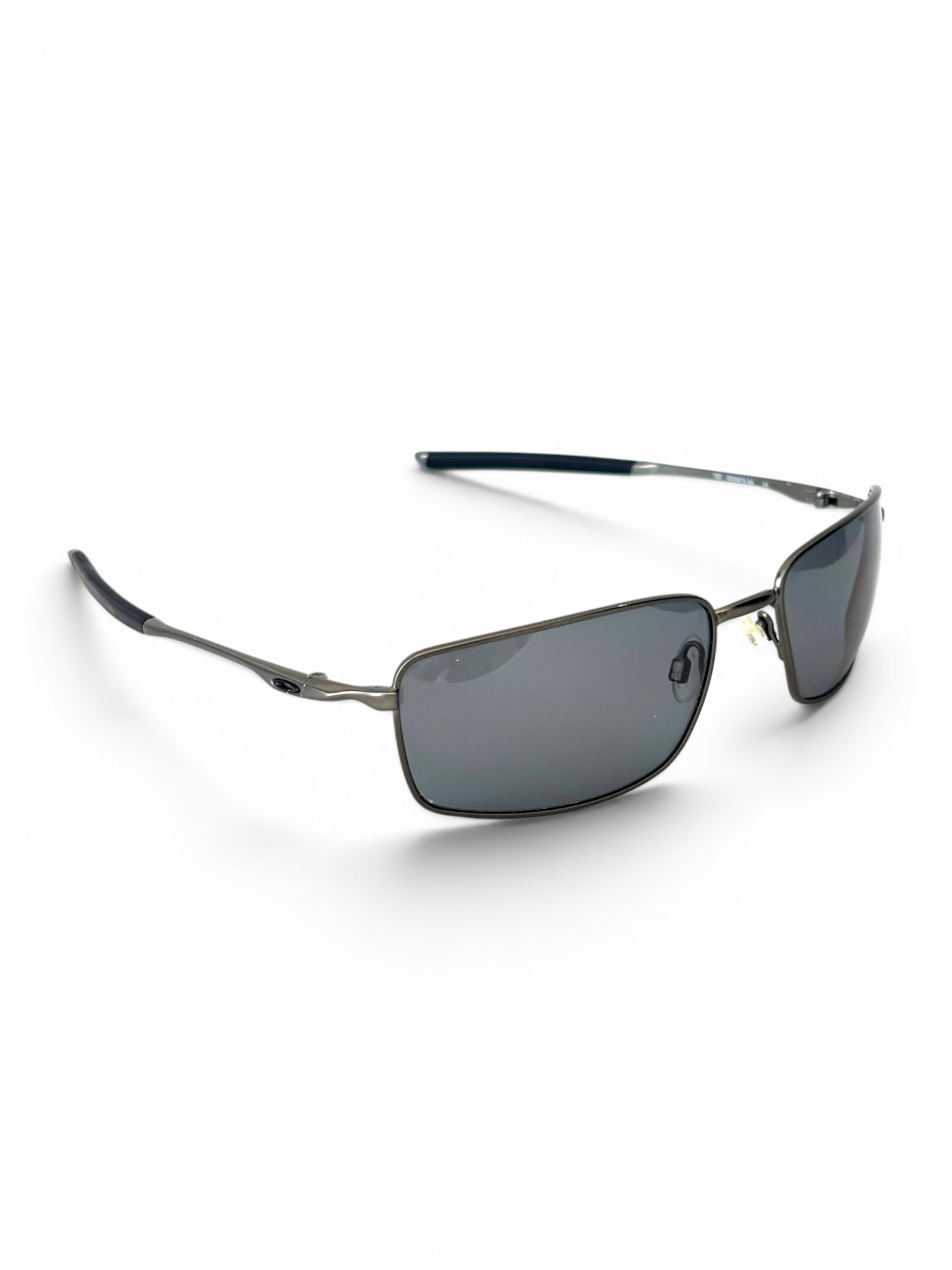 2005 Oakley Square Wire 2.0 Pewter / Black Iridium Sunglasses