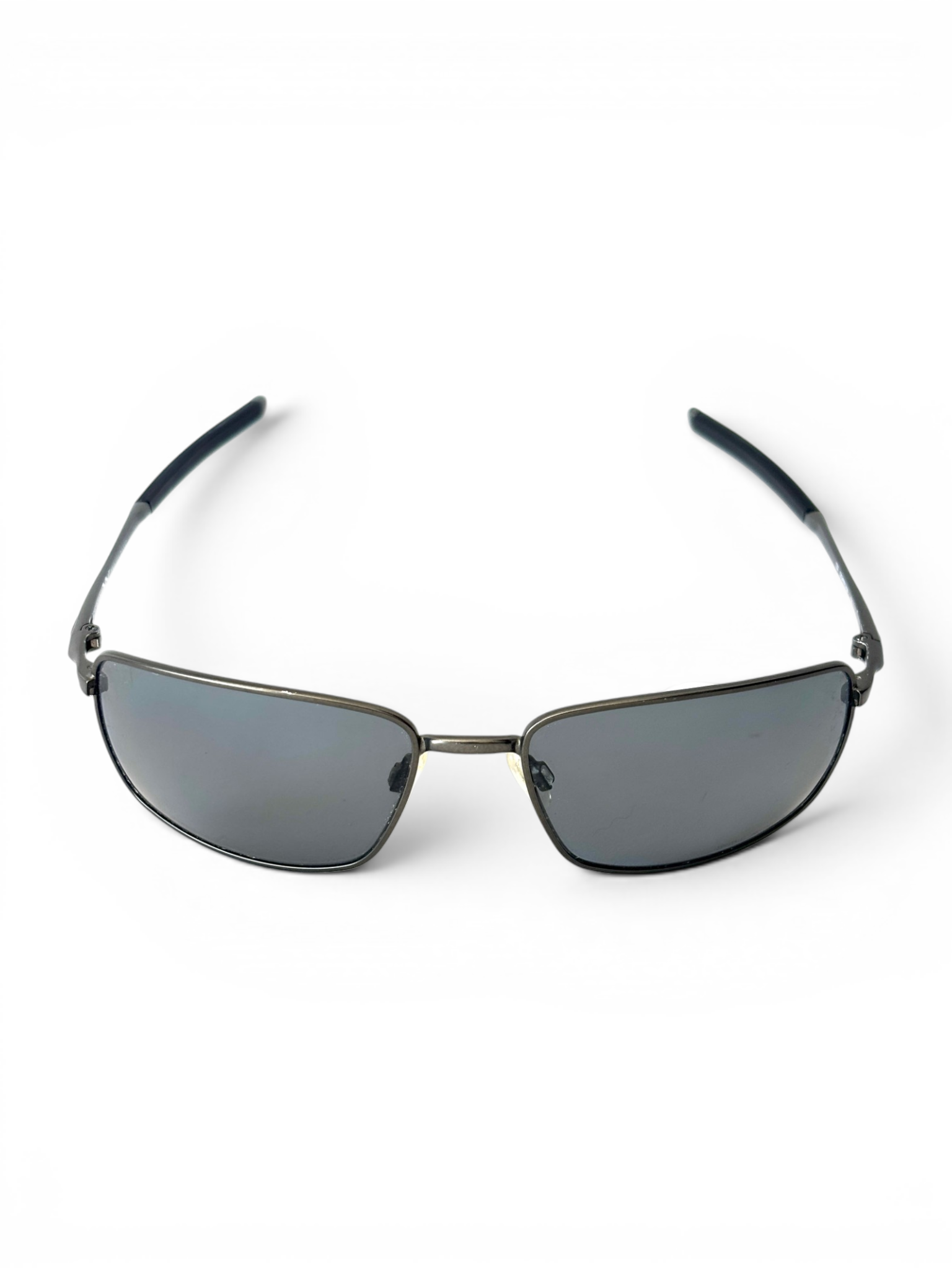 2005 Oakley Square Wire 2.0 Pewter / Black Iridium Sunglasses