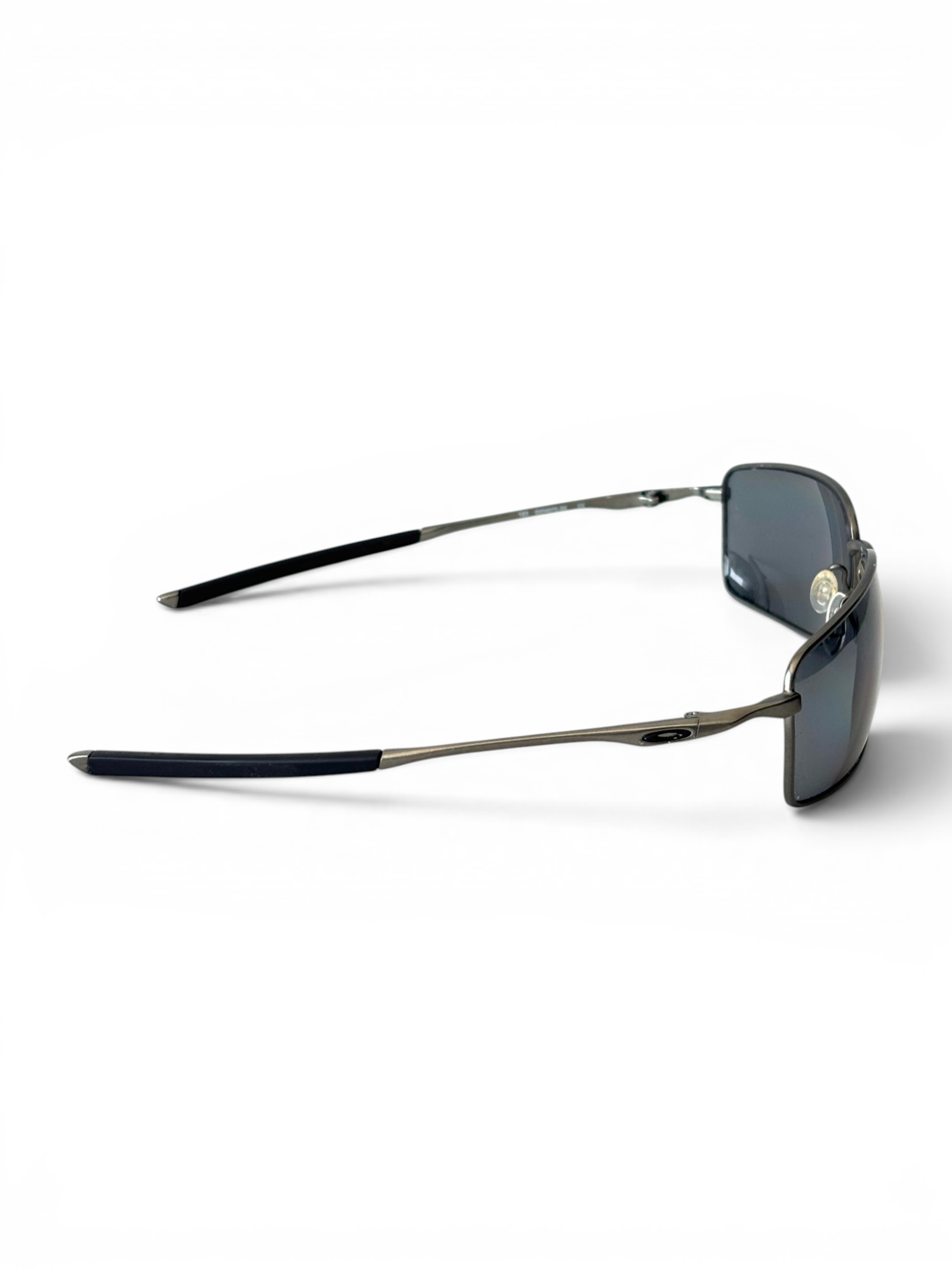 2005 Oakley Square Wire 2.0 Pewter / Black Iridium Sunglasses