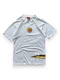 2000's Oakley Lateral Bullet White Tee (S/M)