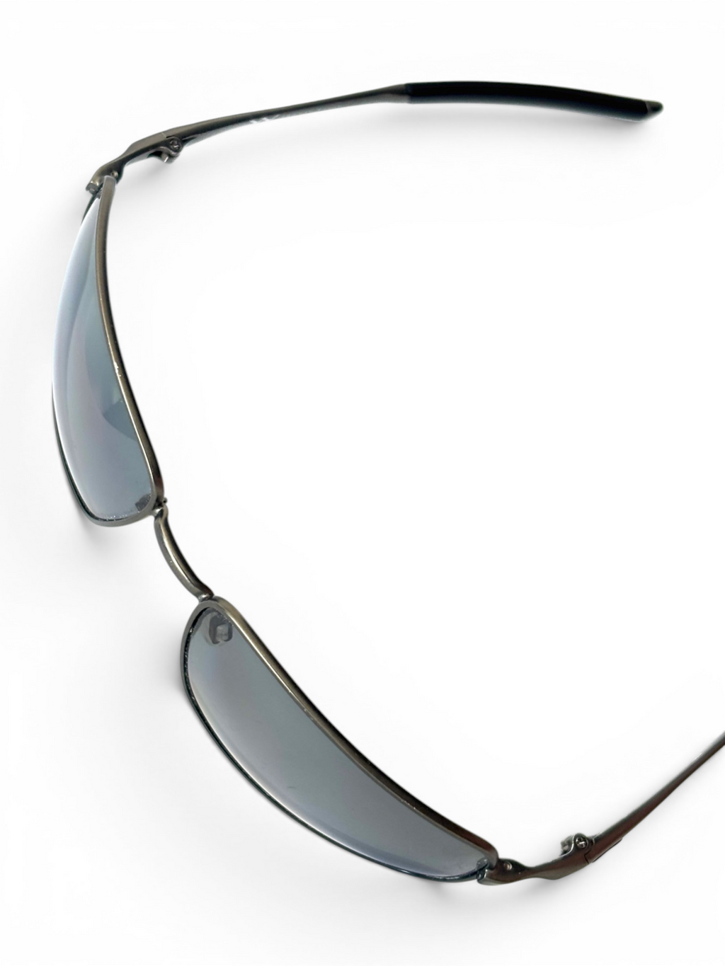 2005 Oakley Square Wire 2.0 Pewter / Black Iridium Sunglasses