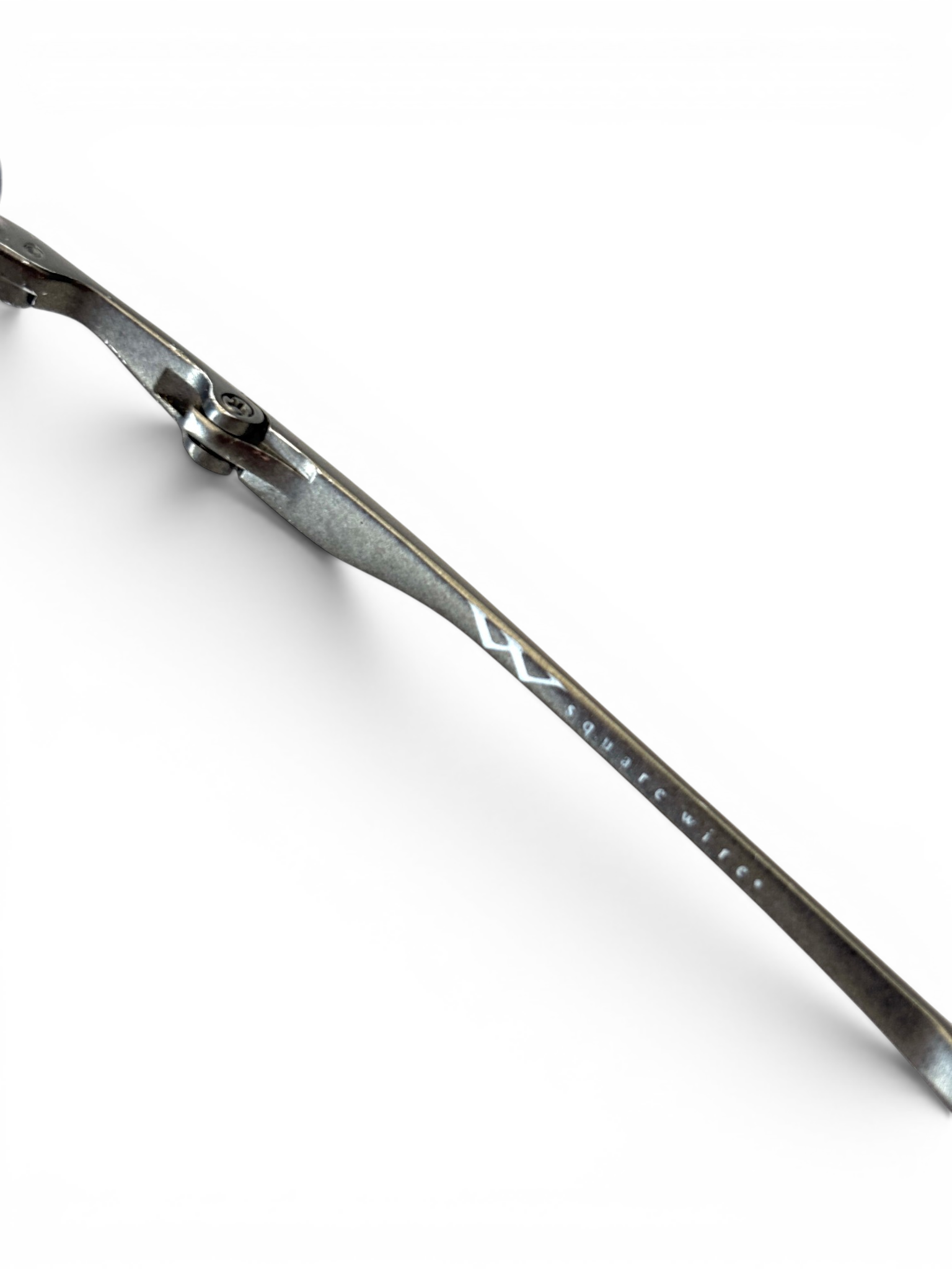 2005 Oakley Square Wire 2.0 Pewter / Black Iridium Sunglasses