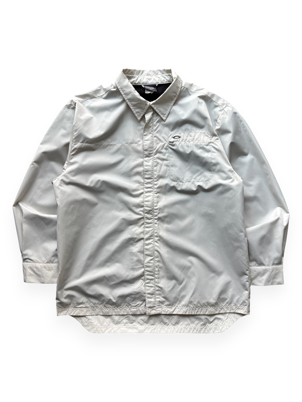 2005 Oakley Eggshell Shirt Jacket Metal Icon (L)