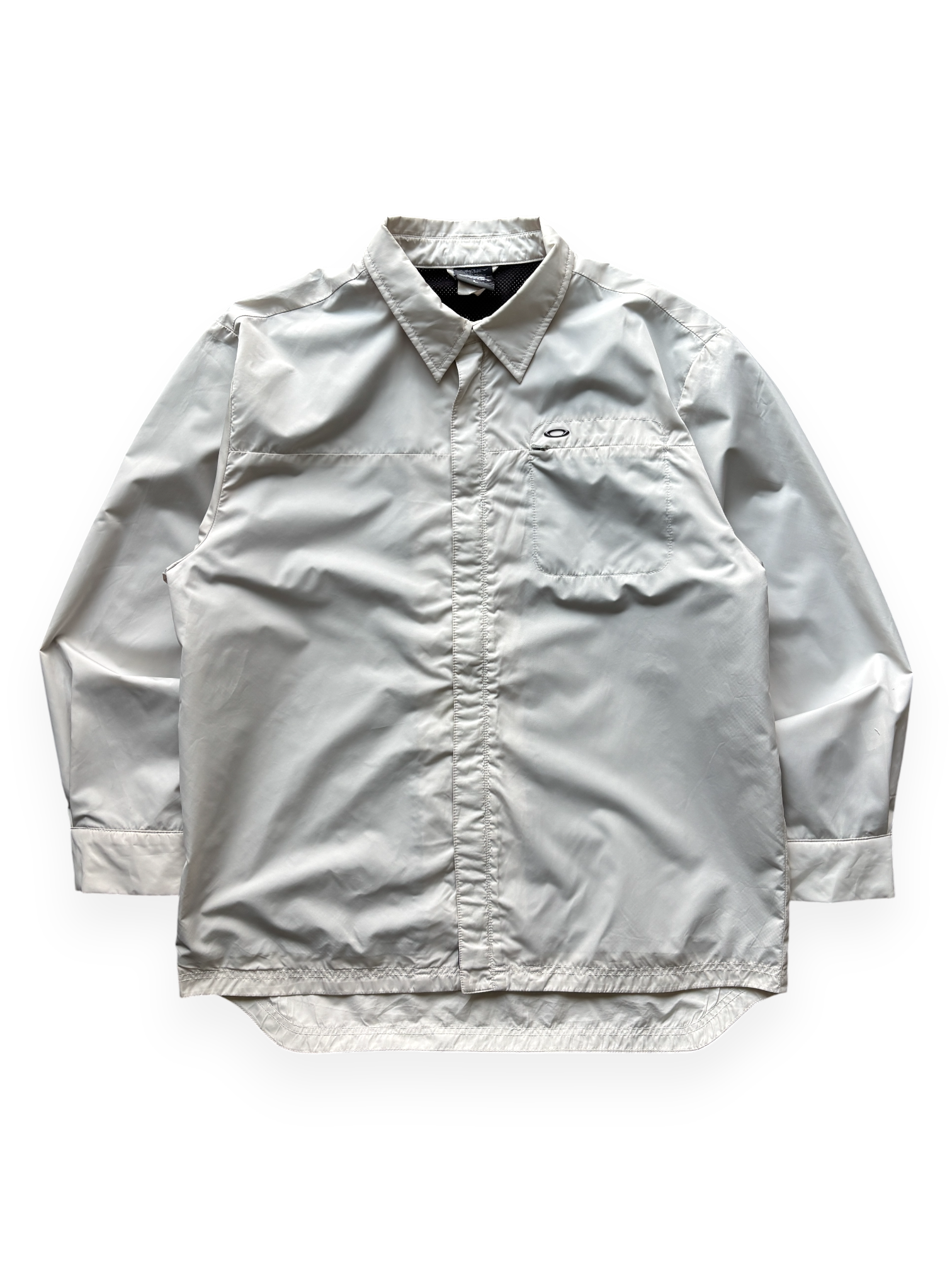 2005 Oakley Eggshell Shirt Jacket Metal Icon (L)