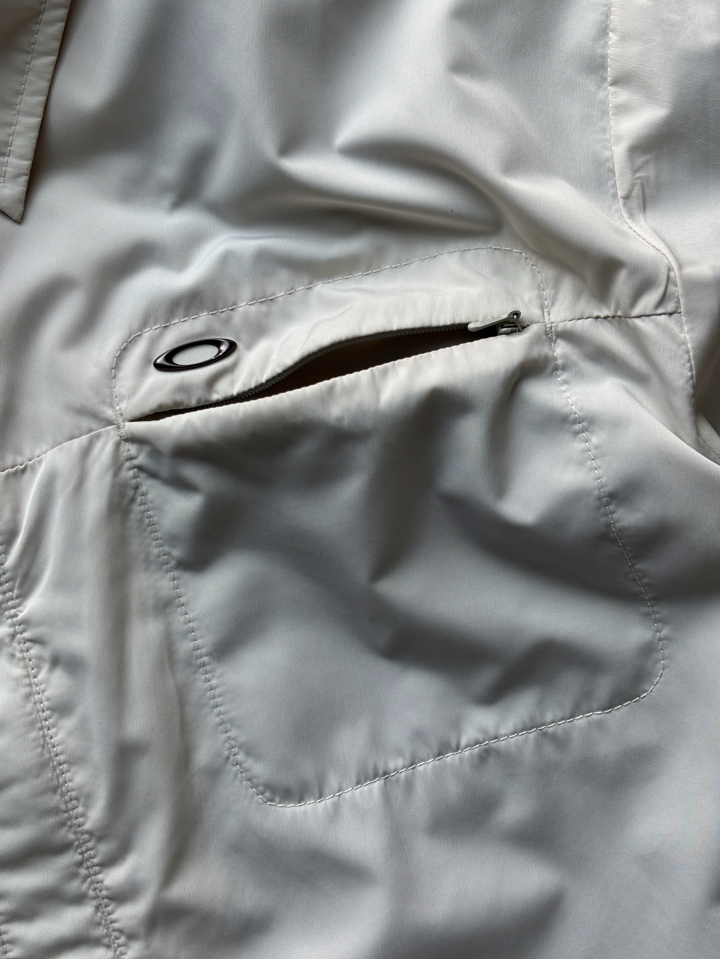 2005 Oakley Eggshell Shirt Jacket Metal Icon (L)