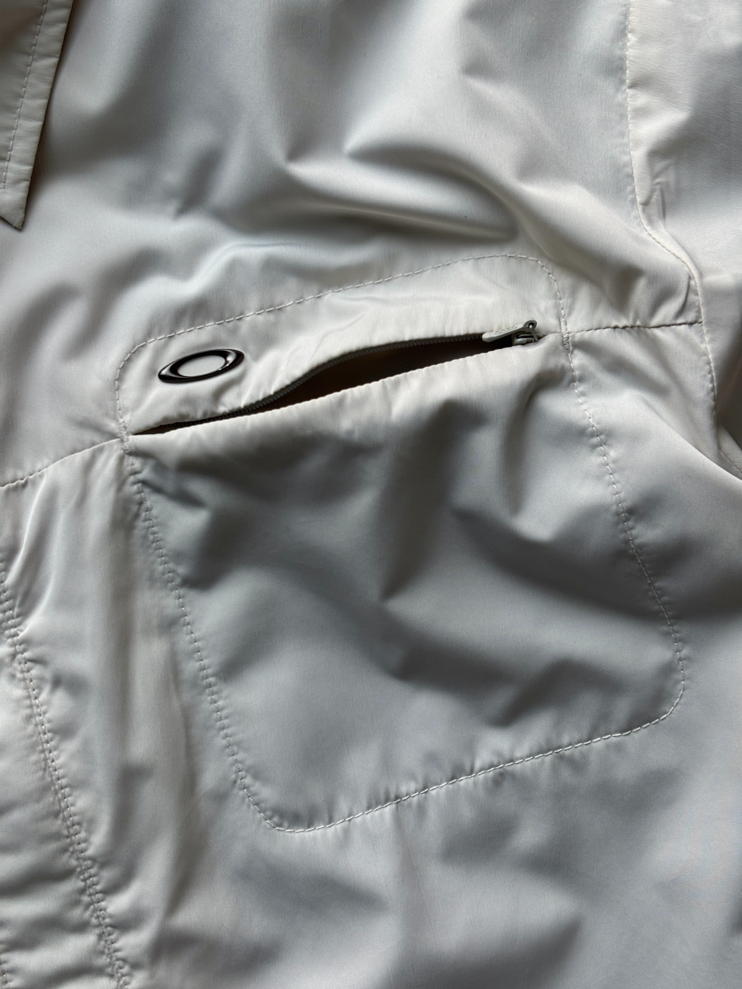 2005 Oakley Eggshell Shirt Jacket Metal Icon (L)