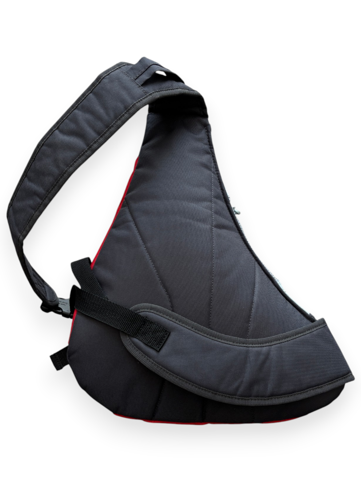 2000's Adidas Charcoal / Red Sling Bag