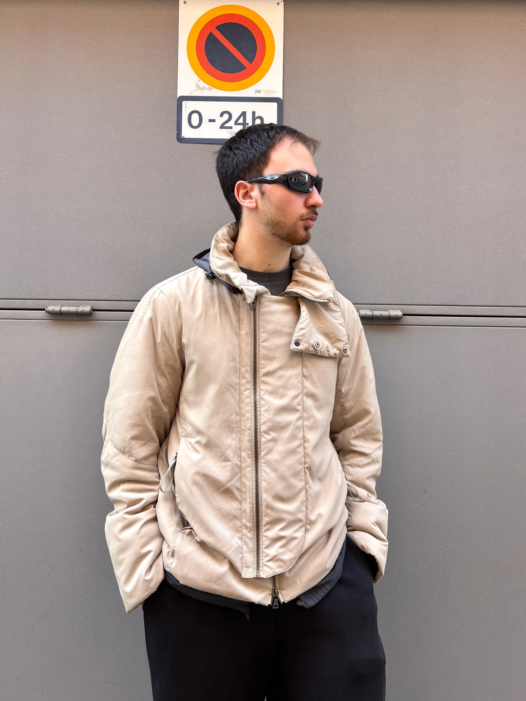 00s PRADA SPORT GORE-TEX PADDED DOUBLE ZIPPER JACKET