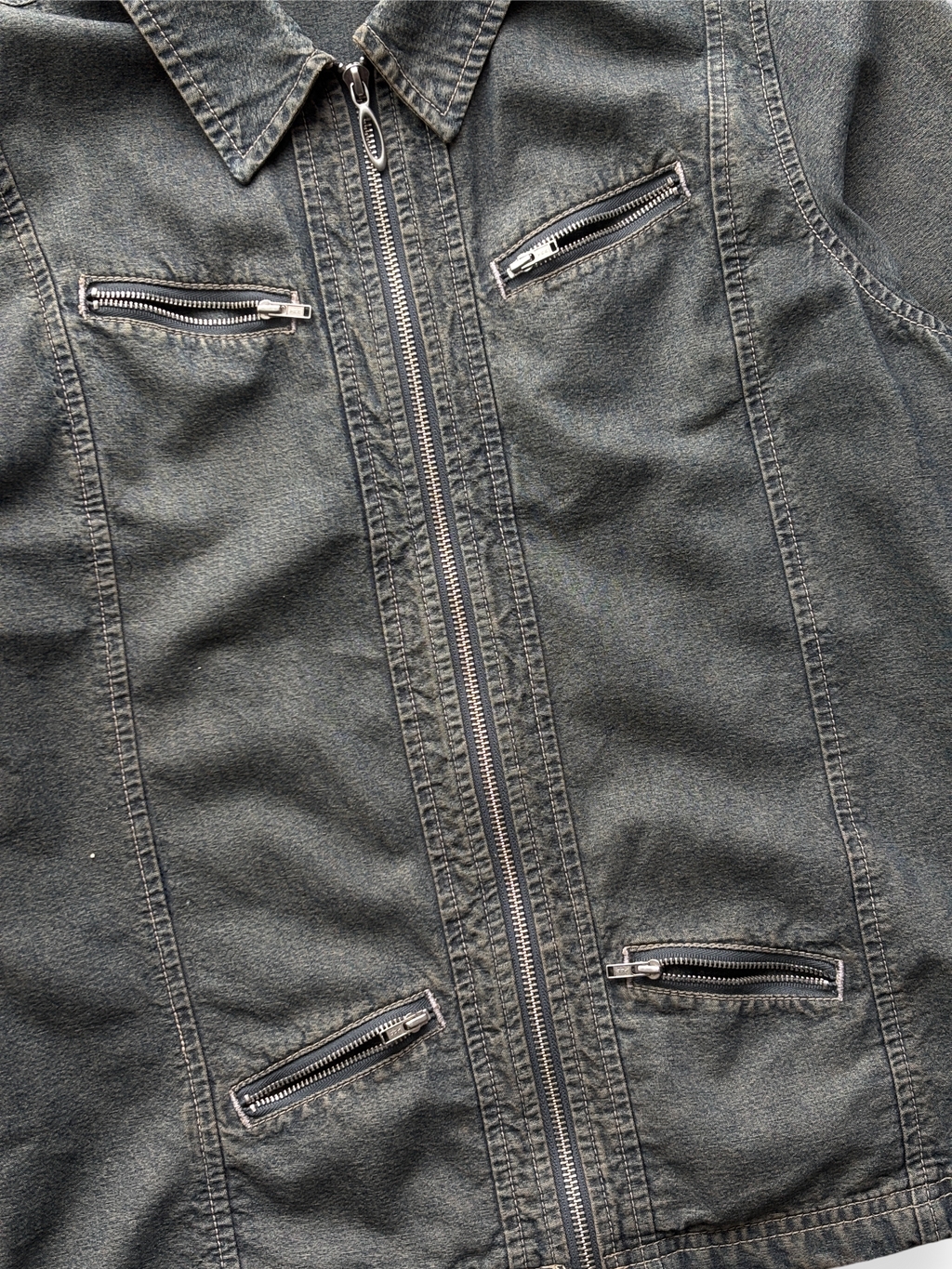 2000's Oakley Women's Denim Jacket (M)