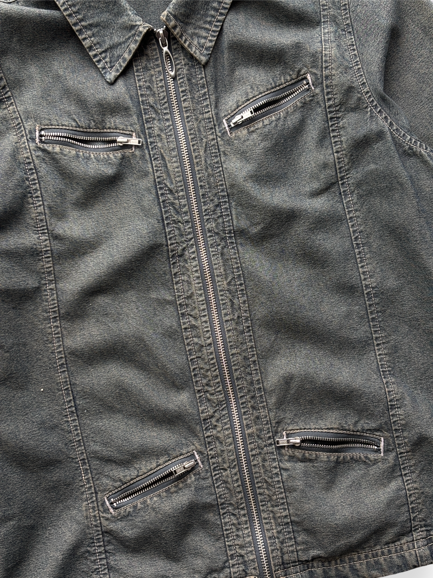 2000's Oakley Women's Denim Jacket (M)