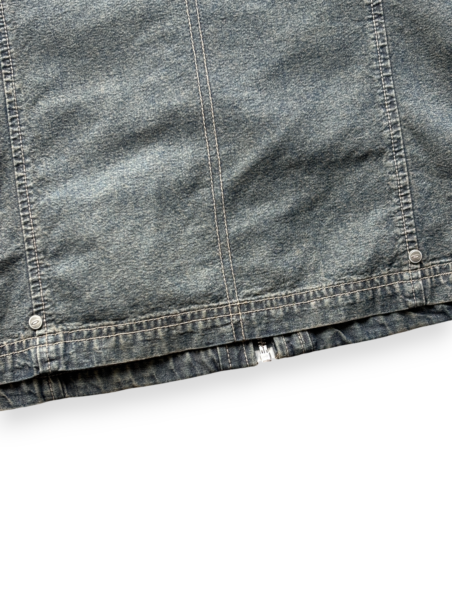2000's Oakley Women's Denim Jacket (M)
