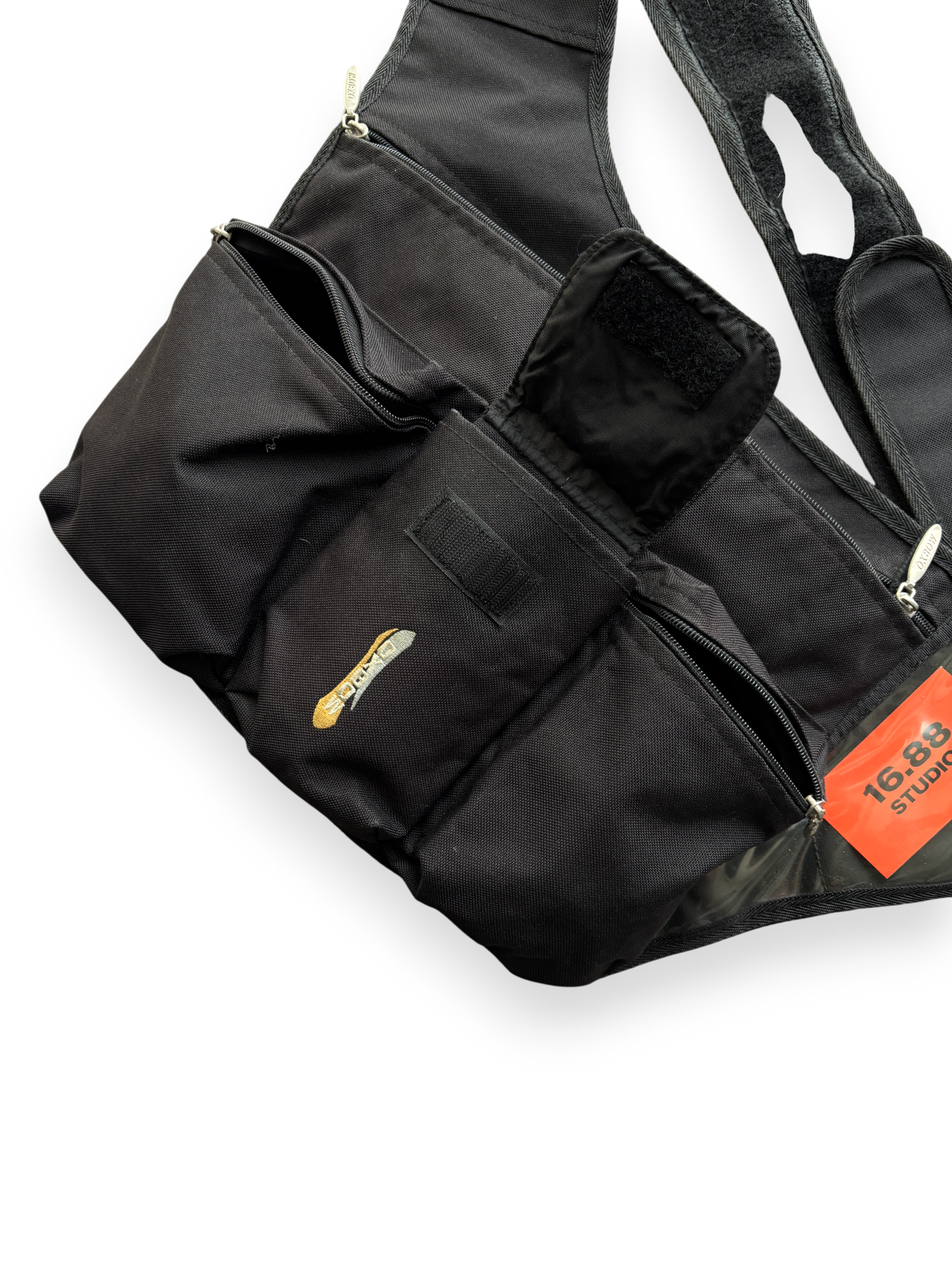 00's Oxbow PVC Cargo Pocket Sling Bag