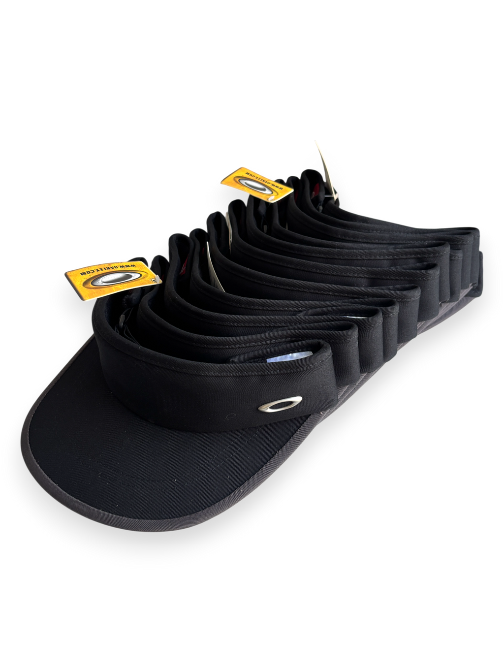 Deadstock Oakley 2000's Metal Icon Visor Caps