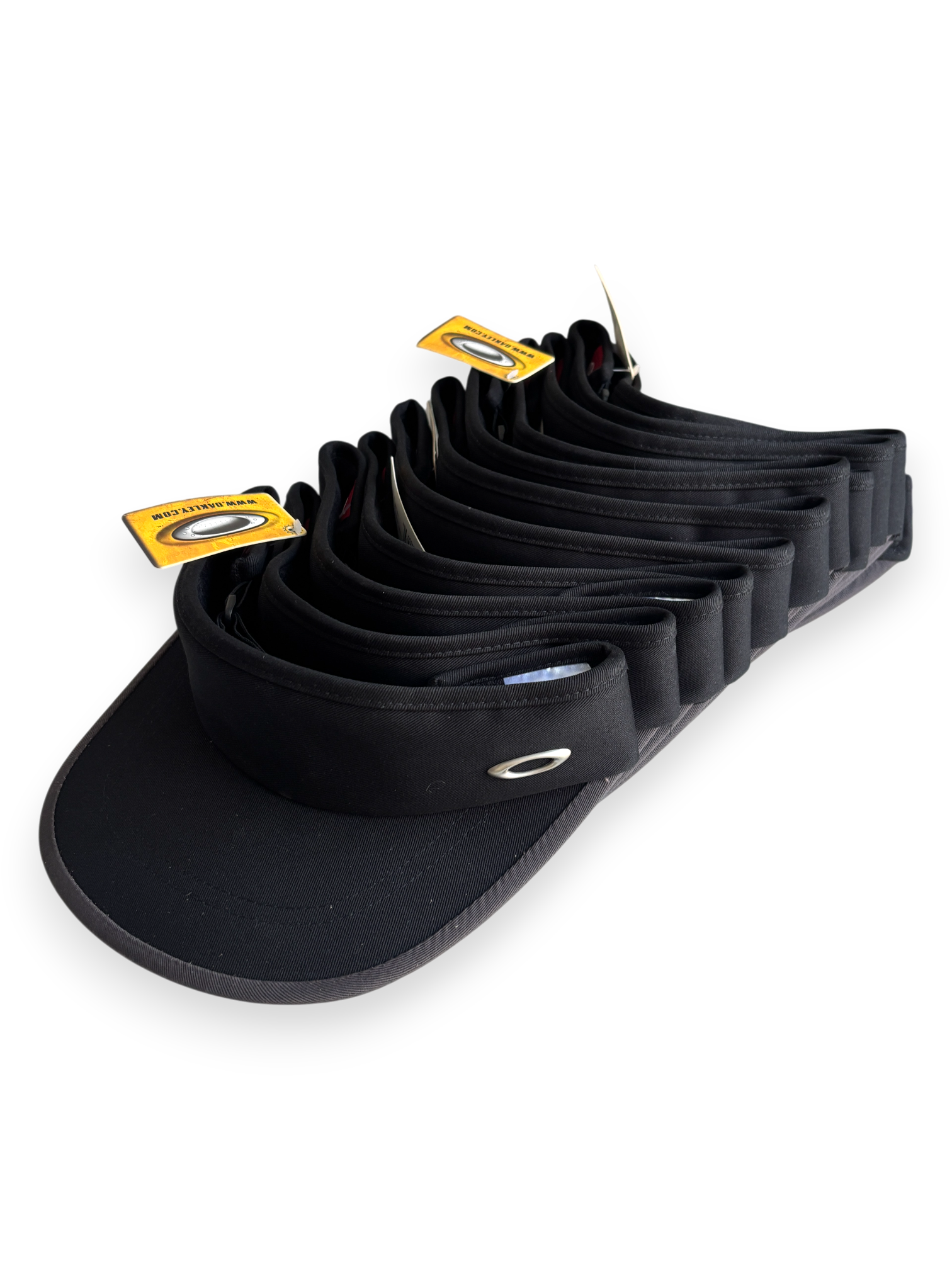 Deadstock Oakley 2000's Metal Icon Visor Caps