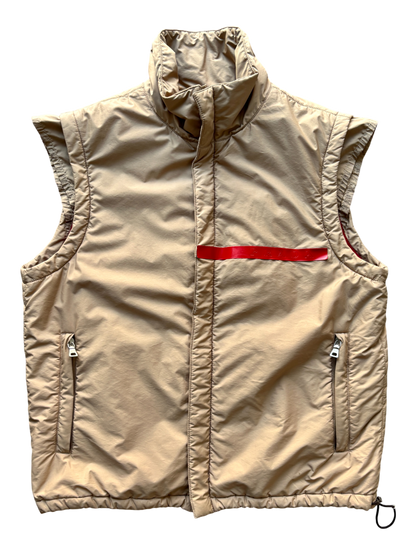 S/S2002  PRADA LINEA ROSSA LINED VEST