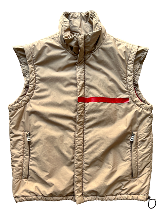 S/S2002  PRADA LINEA ROSSA LINED VEST