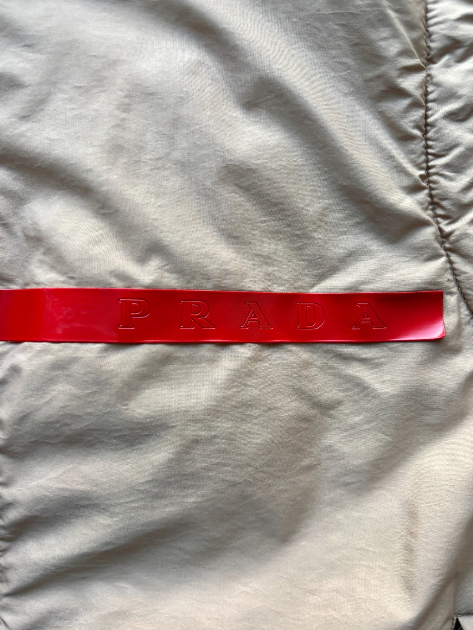 S/S2002  Prada Sport Beige Padded Lined Vest (M)