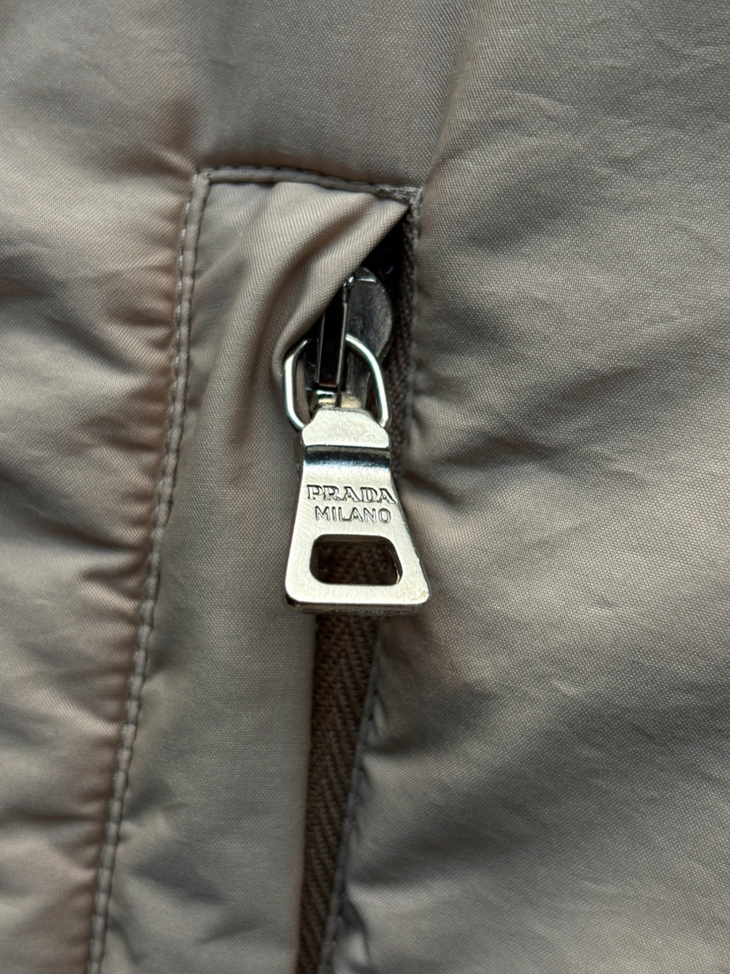 S/S2002  Prada Sport Beige Padded Lined Vest (M)