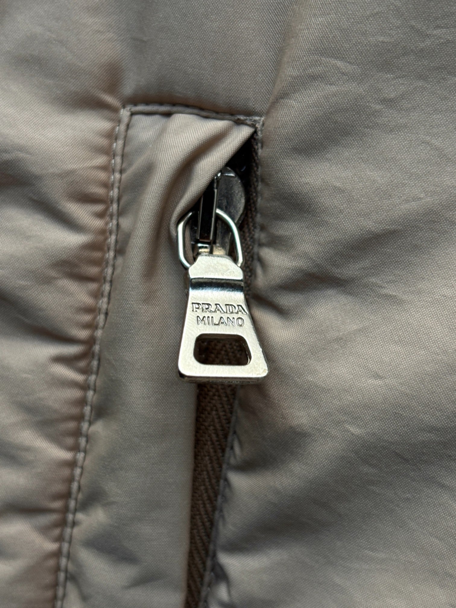 S/S2002  Prada Sport Beige Padded Lined Vest (M)
