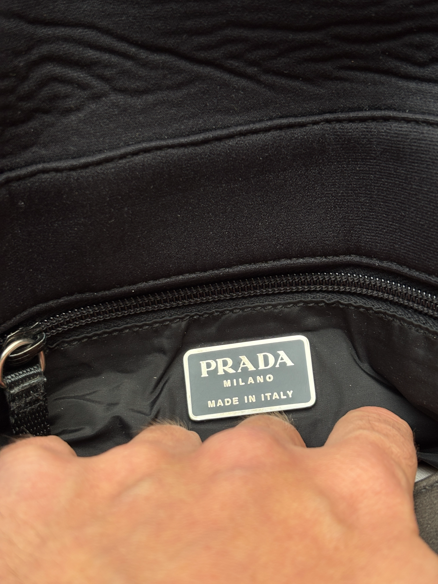 FW99 Prada Sport Neoprene Shoulder Bag