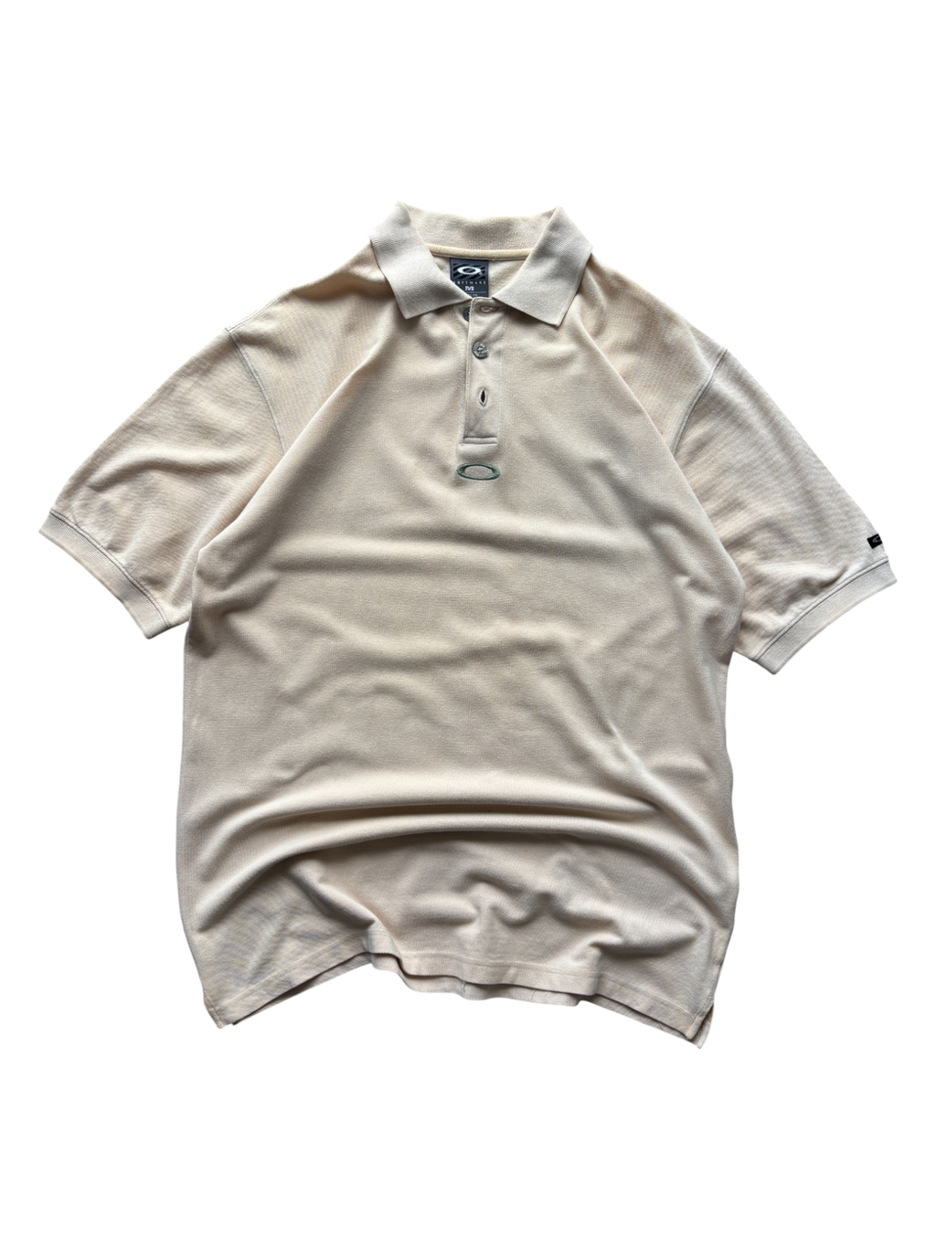 Oakley Software Beige Embroidered Icon Polo