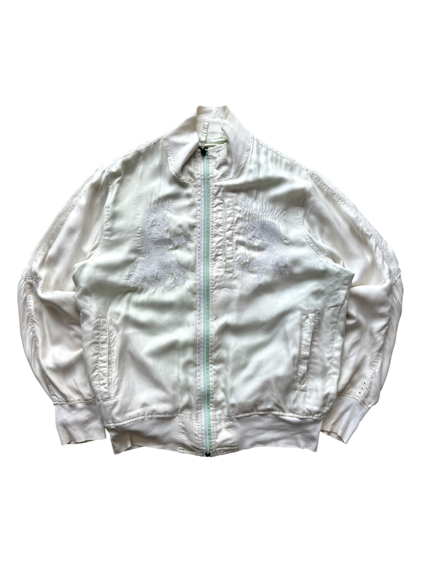 MAHARISHI REVERSIBLE EMBROIDERED DRAGON / TIGERS JACKET