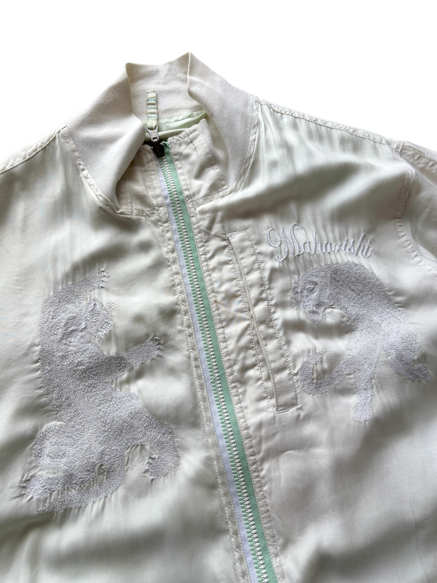 MAHARISHI REVERSIBLE EMBROIDERED DRAGON / TIGERS JACKET