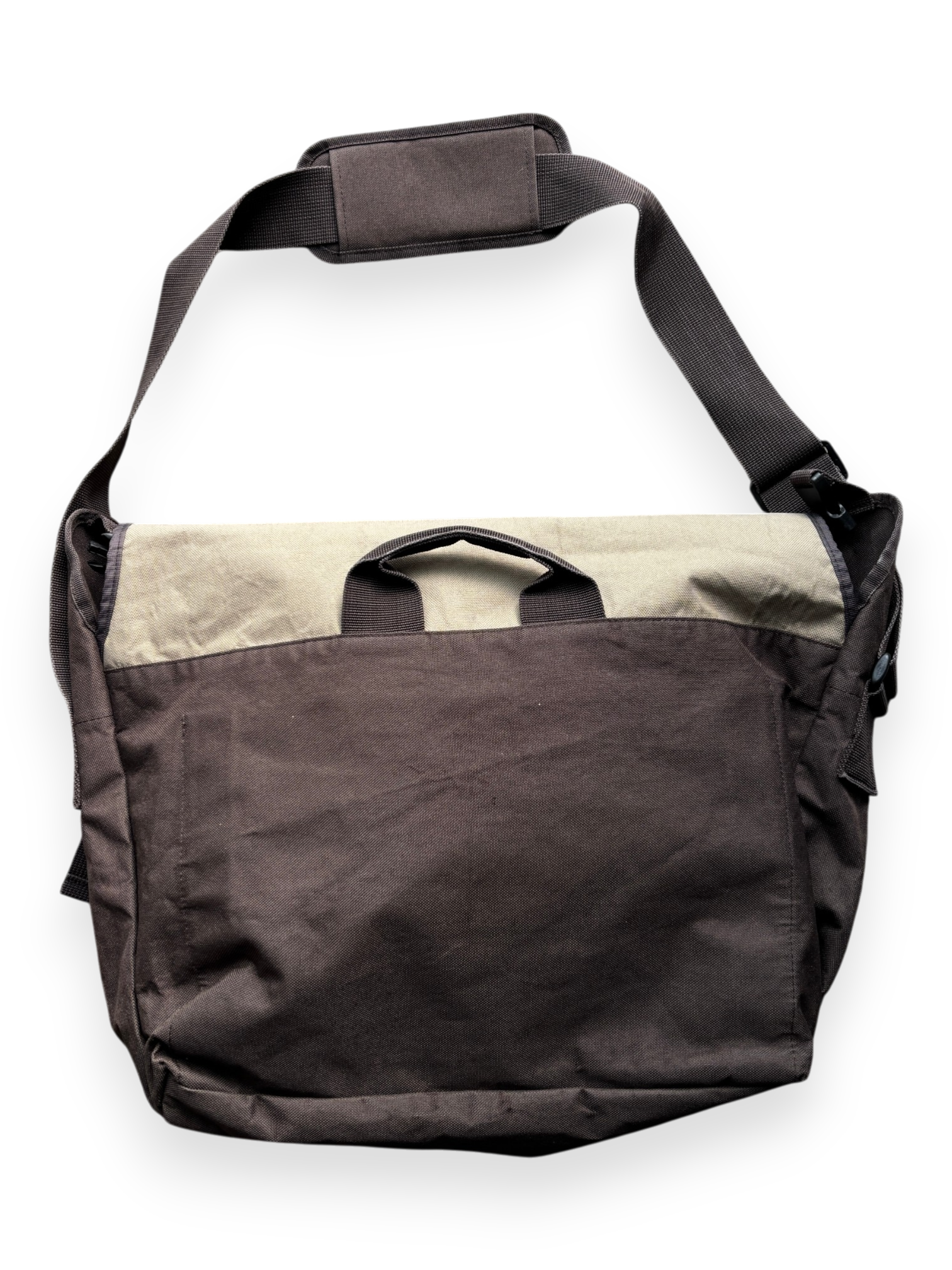 Early 2000's Nike Brown Cream Messenger Bag