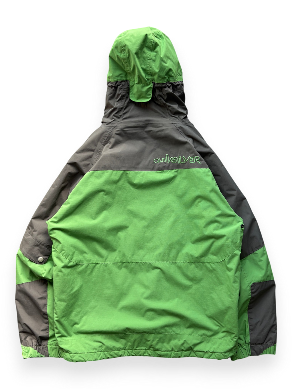 2000's QuickSilver Compass Asymmetrical Green Ski Jacket (L)