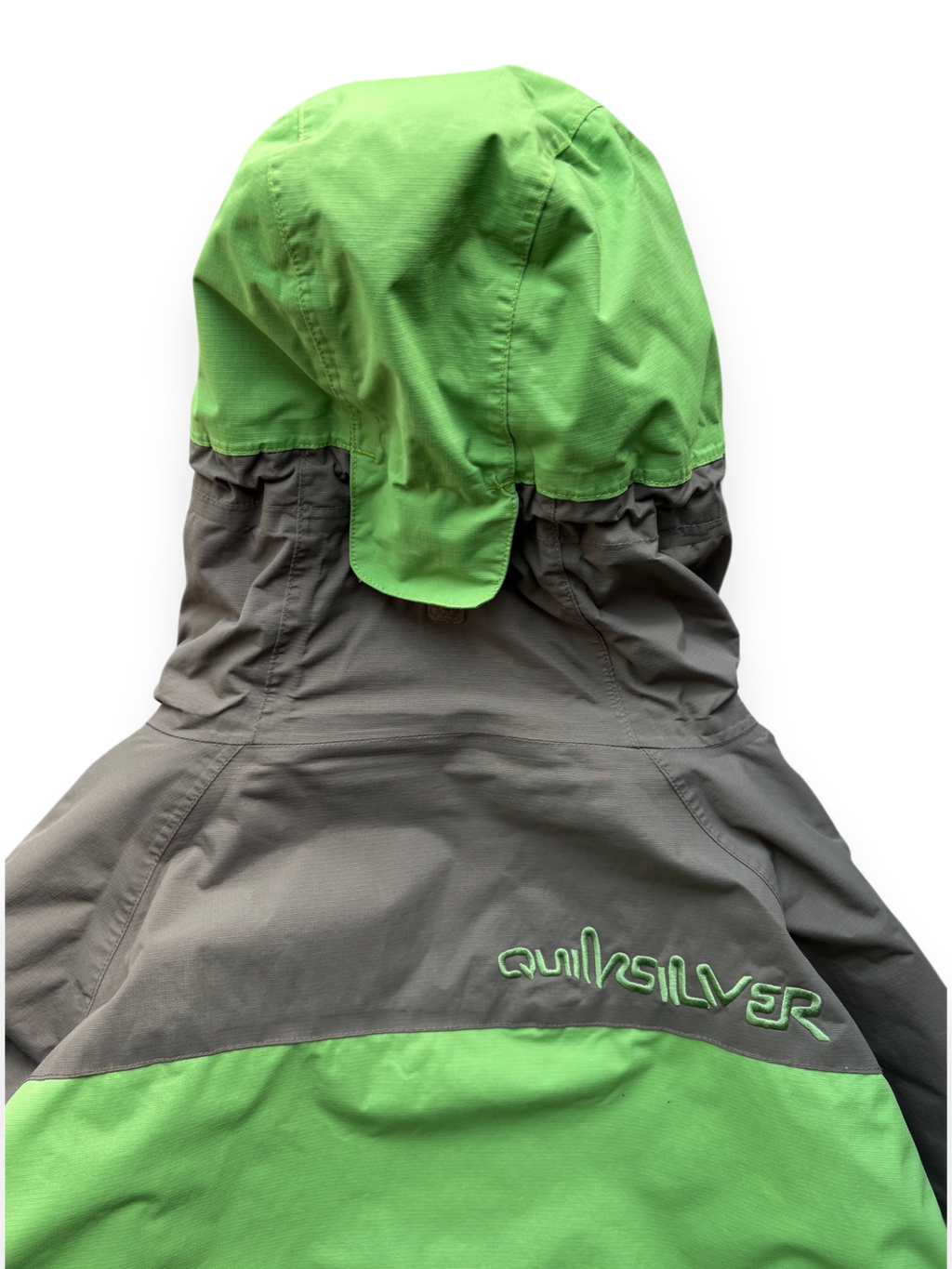 2000's QuickSilver Compass Asymmetrical Green Ski Jacket (L)