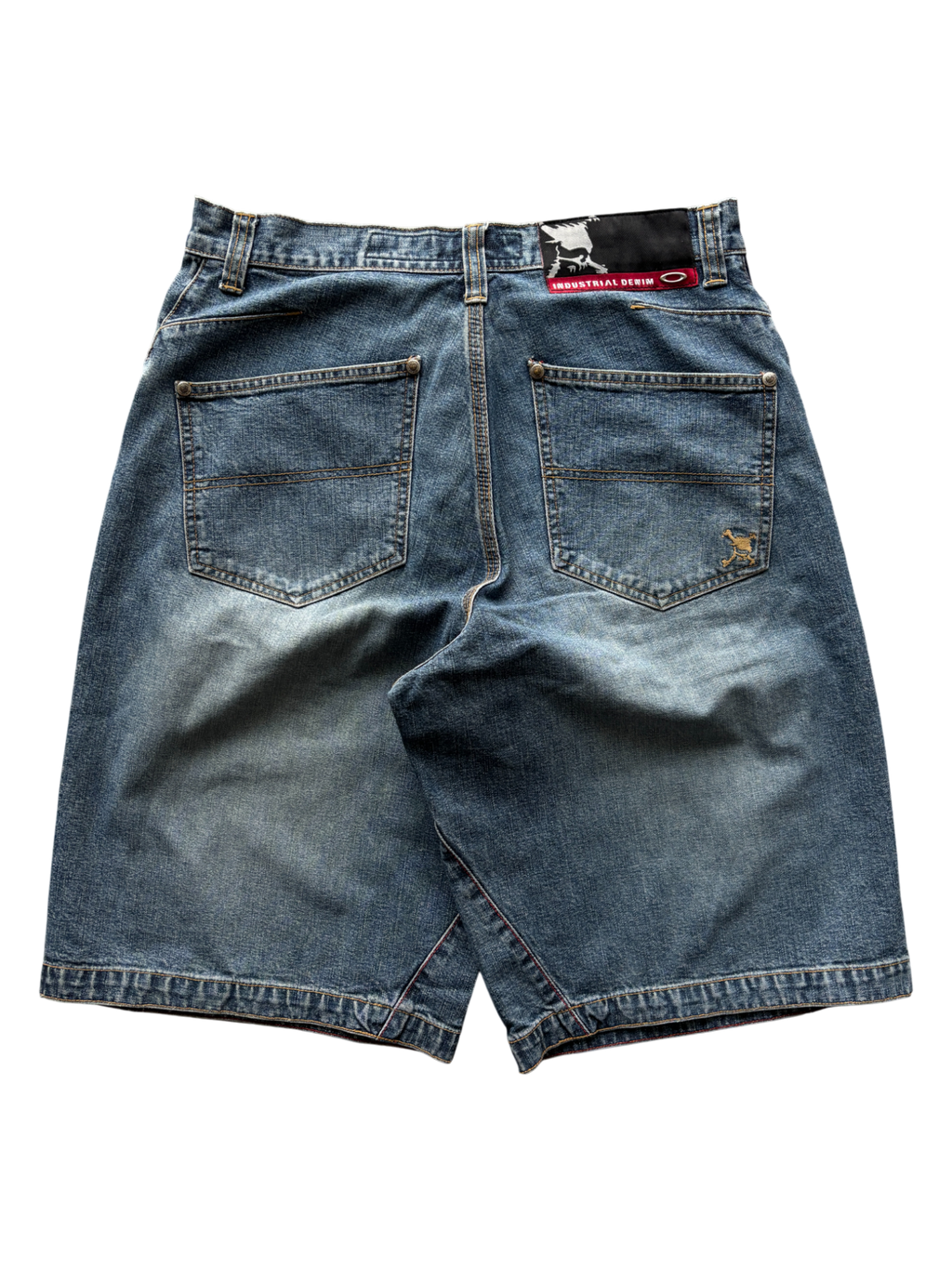 00'S OAKLEY INDUSTRIAL DENIM BAGGY SHORTS