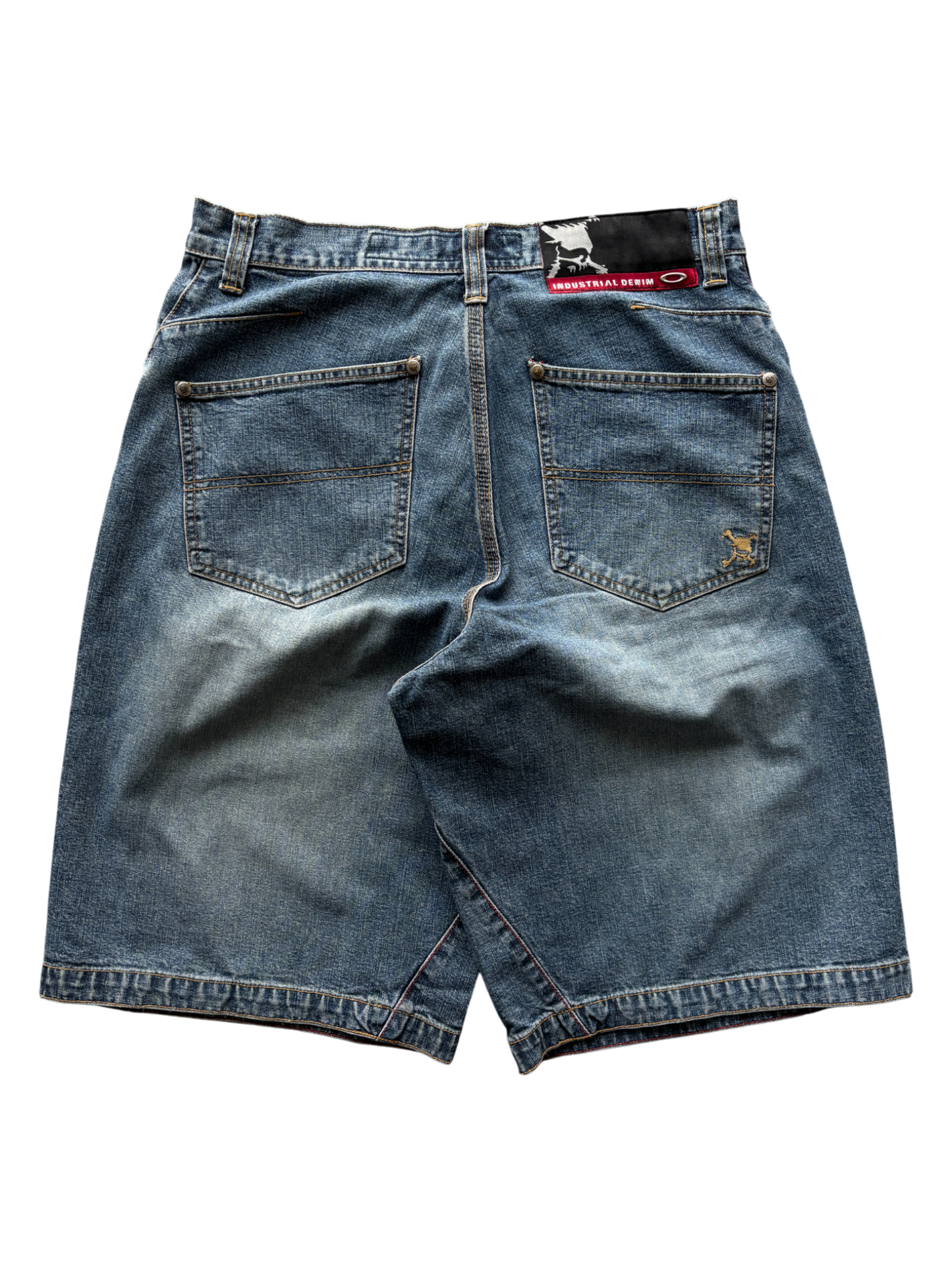 00'S OAKLEY INDUSTRIAL DENIM BAGGY SHORTS