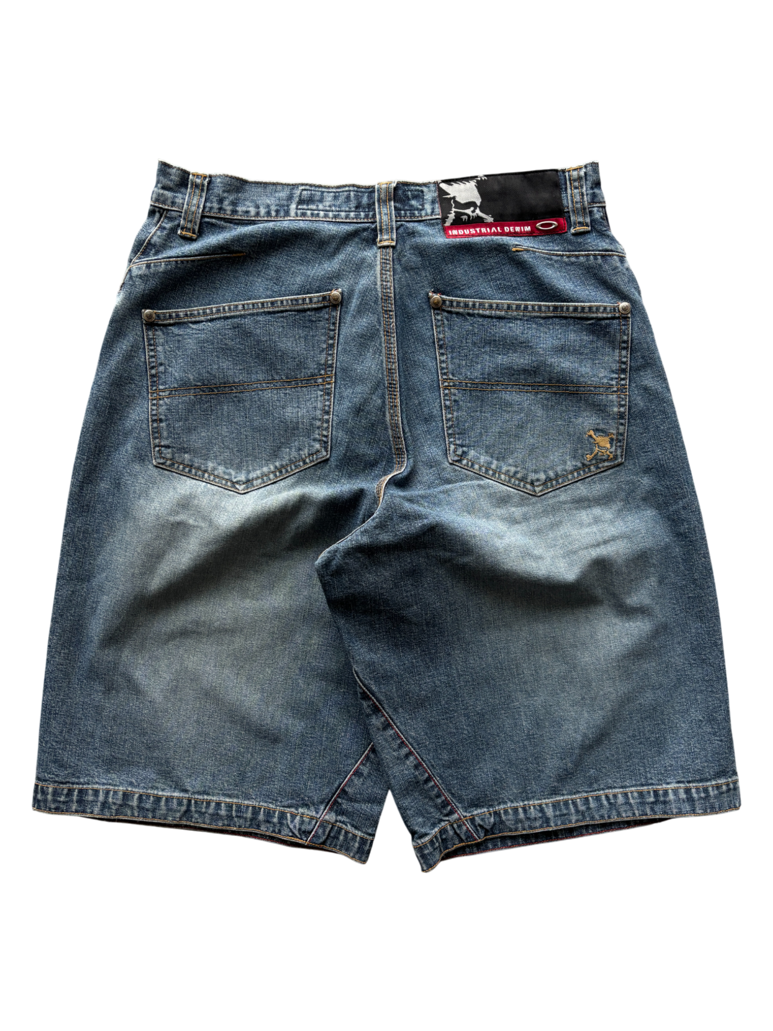 00'S OAKLEY INDUSTRIAL DENIM BAGGY SHORTS