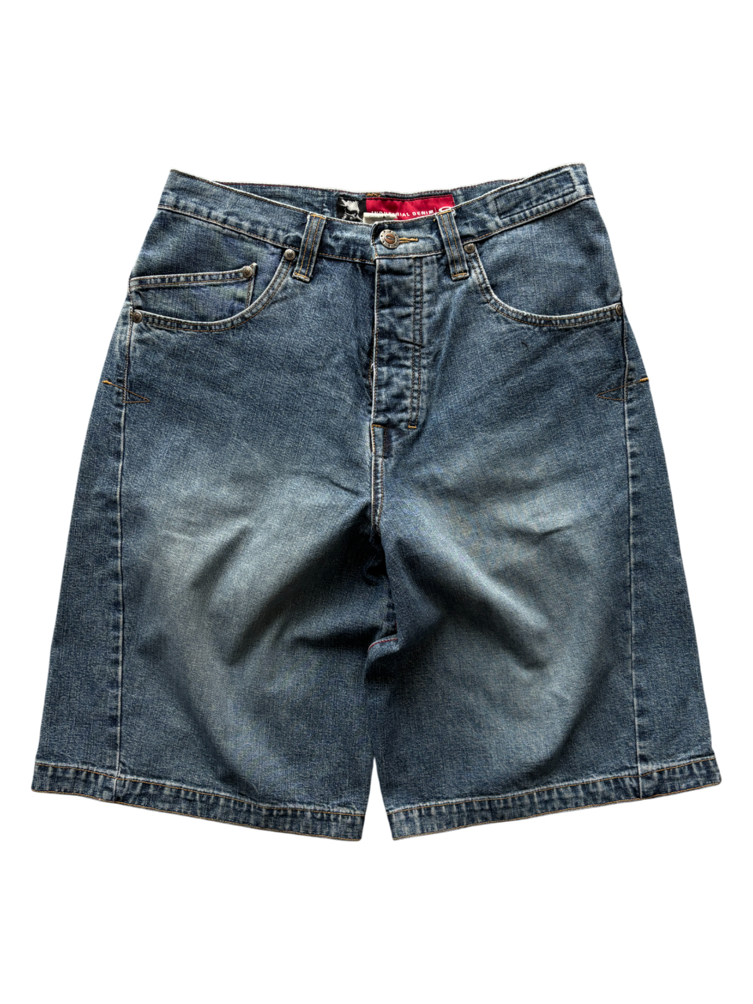 00'S OAKLEY INDUSTRIAL DENIM BAGGY SHORTS