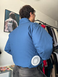 Makita Kuchofuku fan jacket in teal blue