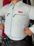Makita Kuchofuku fan jacket in light grey