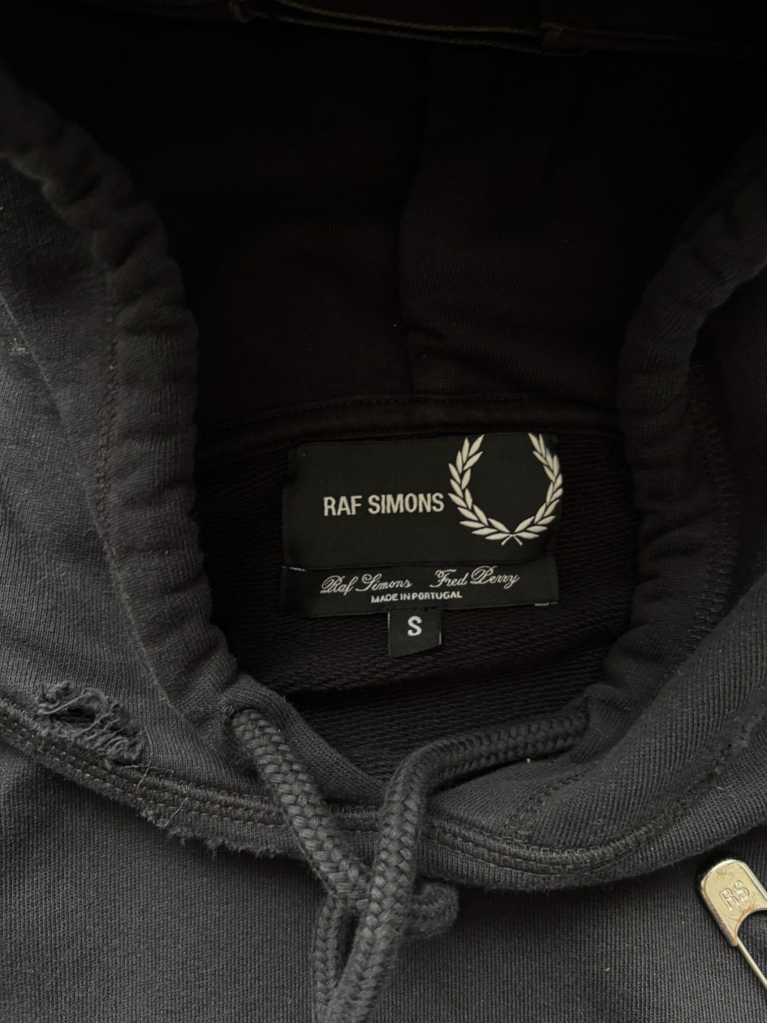 S/S 2019 Raf Simons x Fred Perry "Silent Thunder" Hoodie (M)