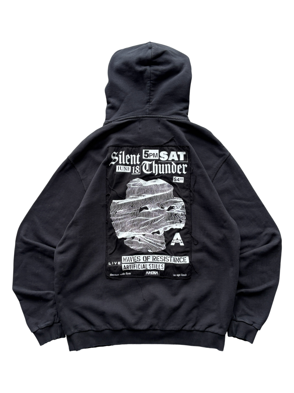 S/S 2019 Raf Simons x Fred Perry "Silent Thunder" Hoodie (M)