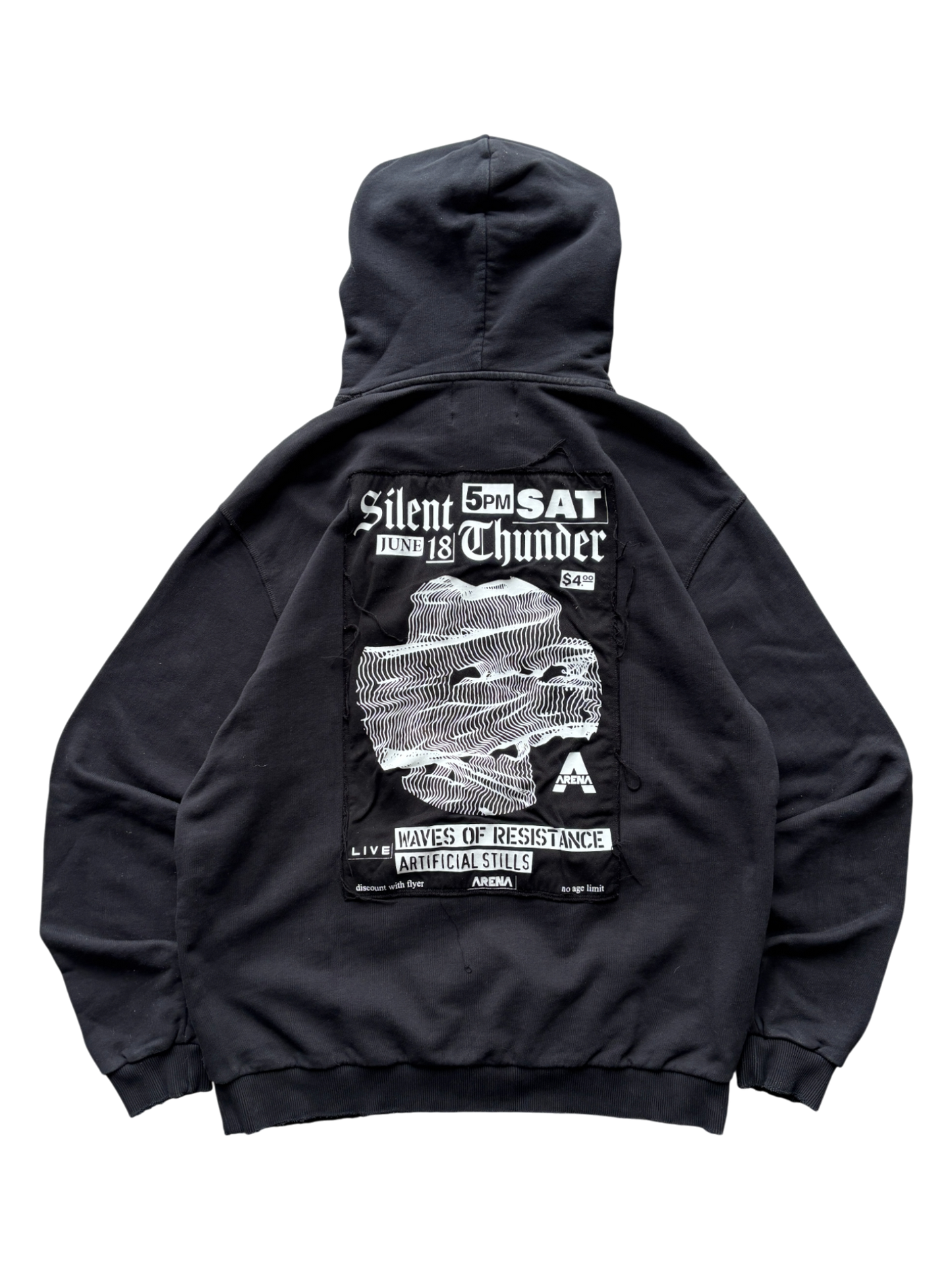 S/S 2019 Raf Simons x Fred Perry "Silent Thunder" Hoodie