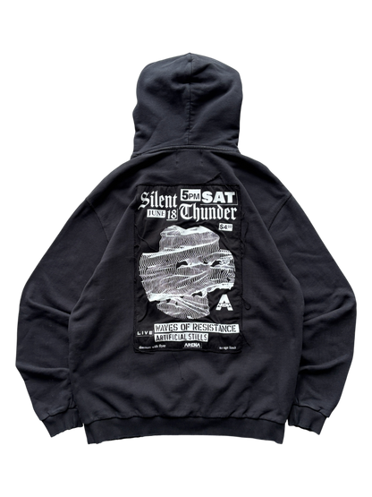 S/S 2019 Raf Simons x Fred Perry "Silent Thunder" Hoodie