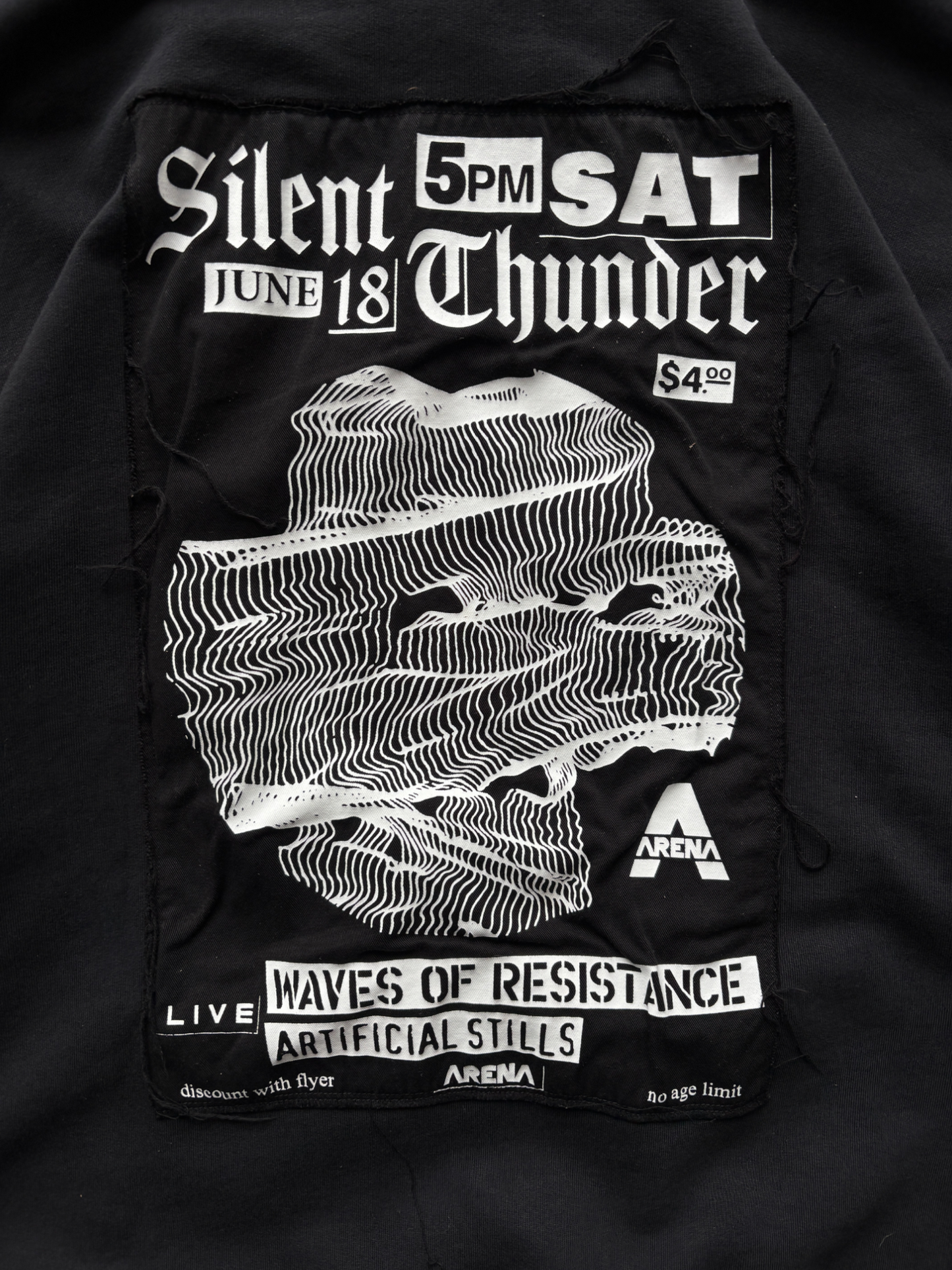 S/S 2019 Raf Simons x Fred Perry "Silent Thunder" Hoodie