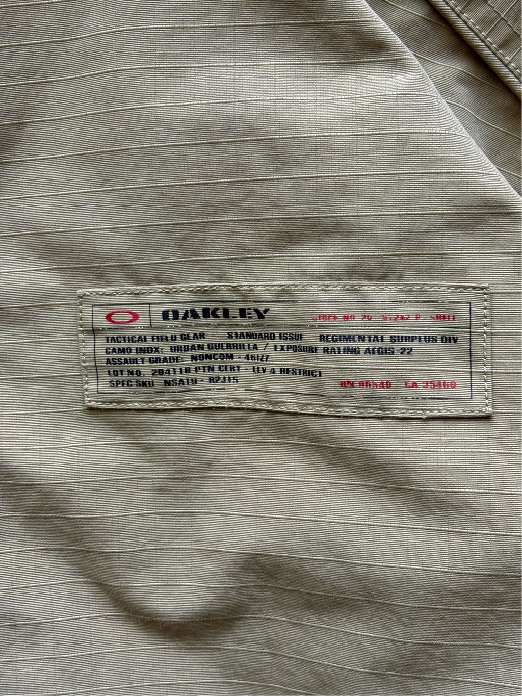 Early 2000's Oakley TFG SI Laser-Cut Parka (L)