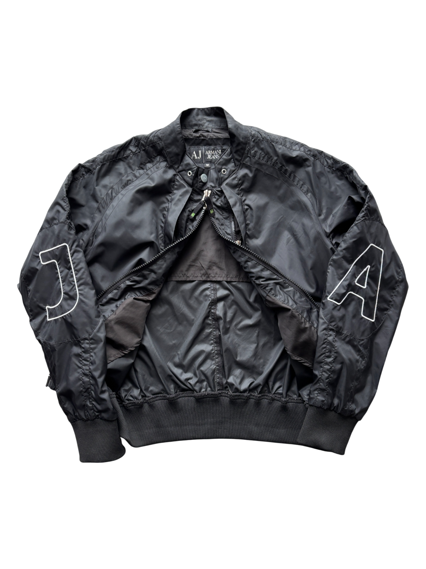 00’s archive ARMANI MA-1 bomber jacket 1980s Armani leather MA-1 bomber jacket