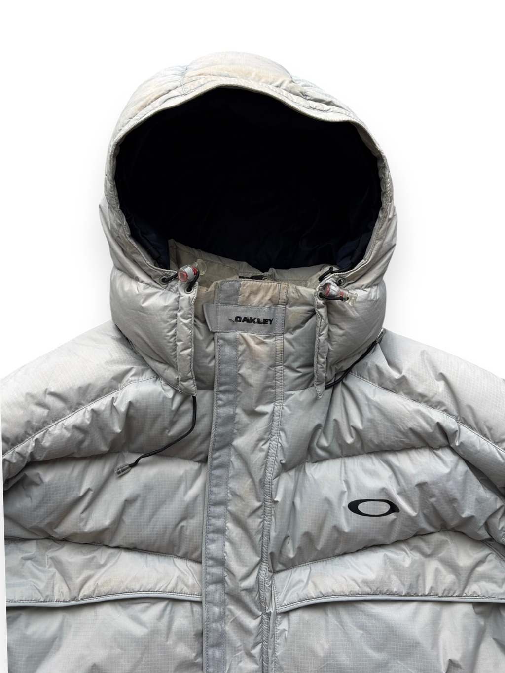 Early 2000's Oakley Light Grey Technical Puffer (M-L)